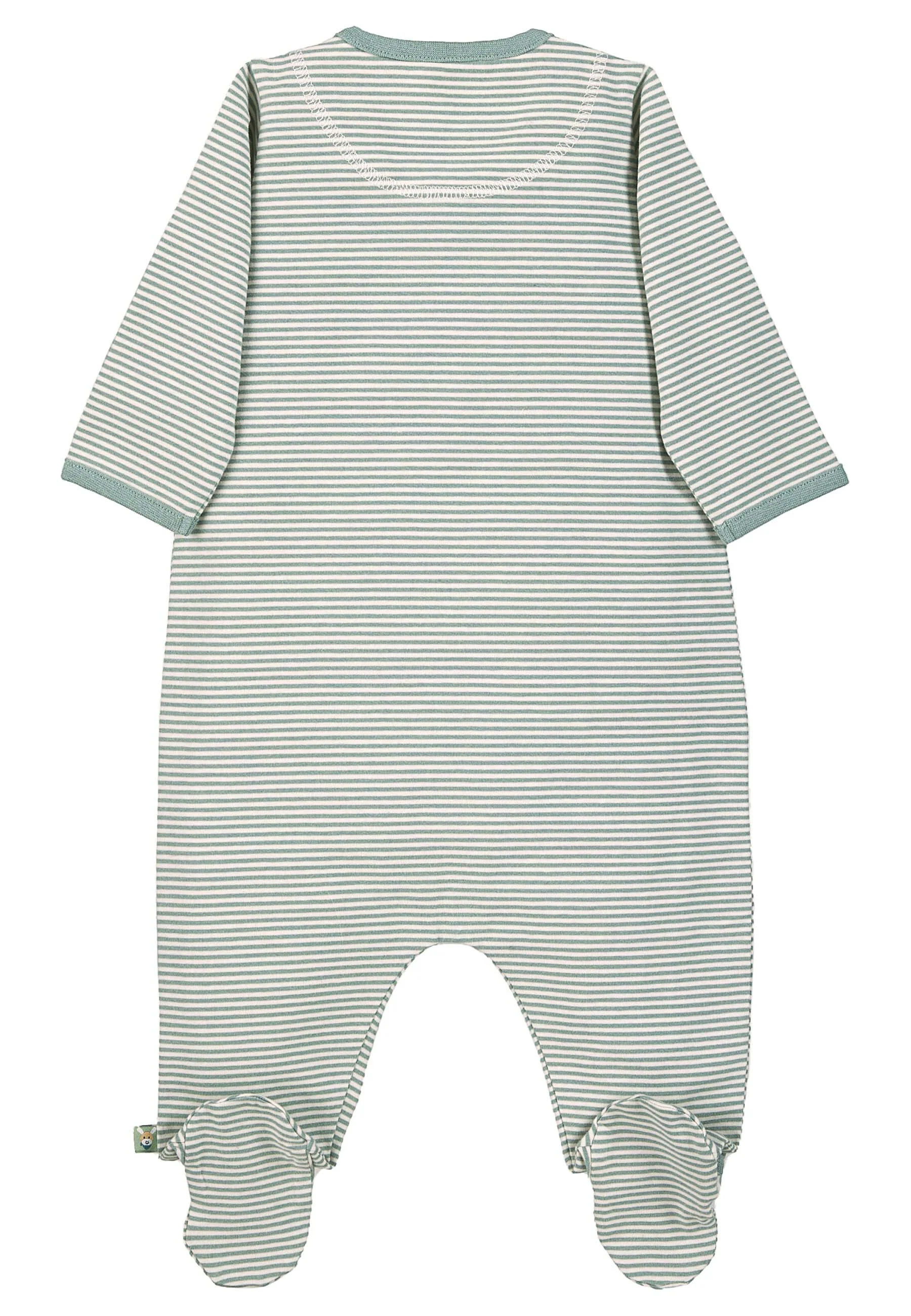 GOTS Strampler-Einteiler Esel Emmi, Single Jersey