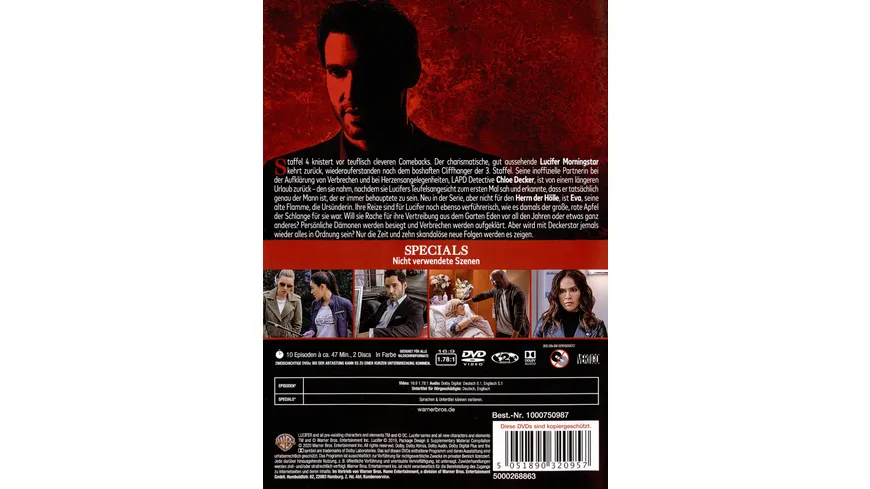 Lucifer - Die komplette 4. Staffel  [2 DVDs]