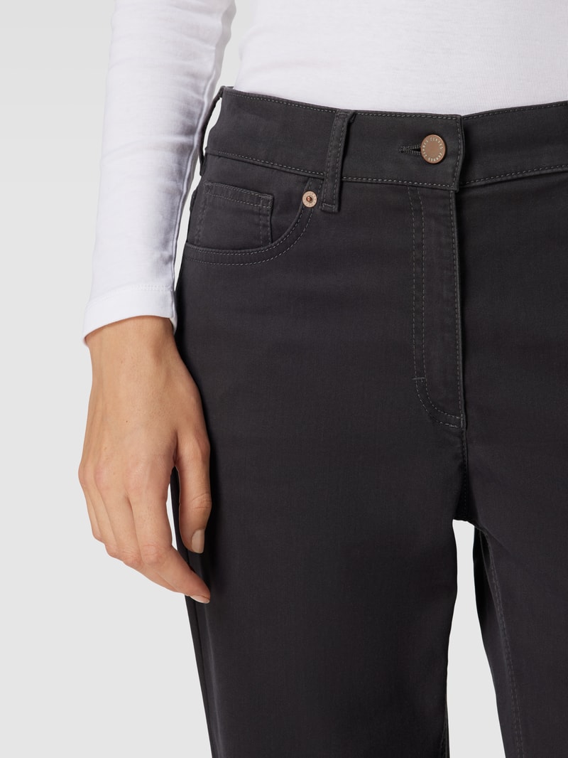 Comfort Fit Jeans im 5-Pocket-Design Modell 'GRETA' in graphit