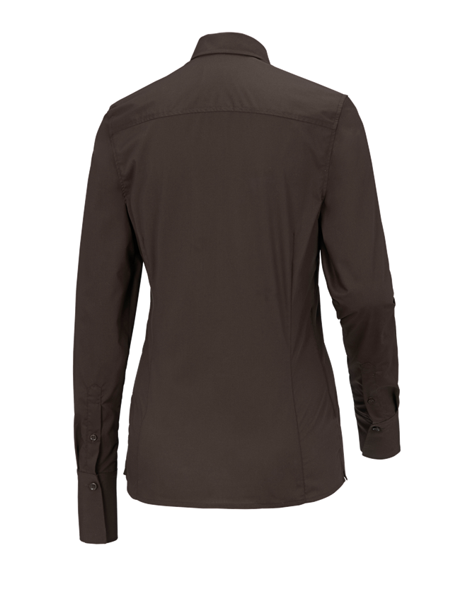 Business Bluse e.s.comfort, langarm