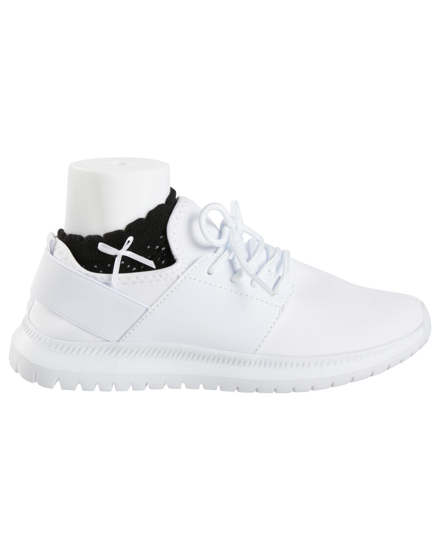 Gepunktete Sneakersocken