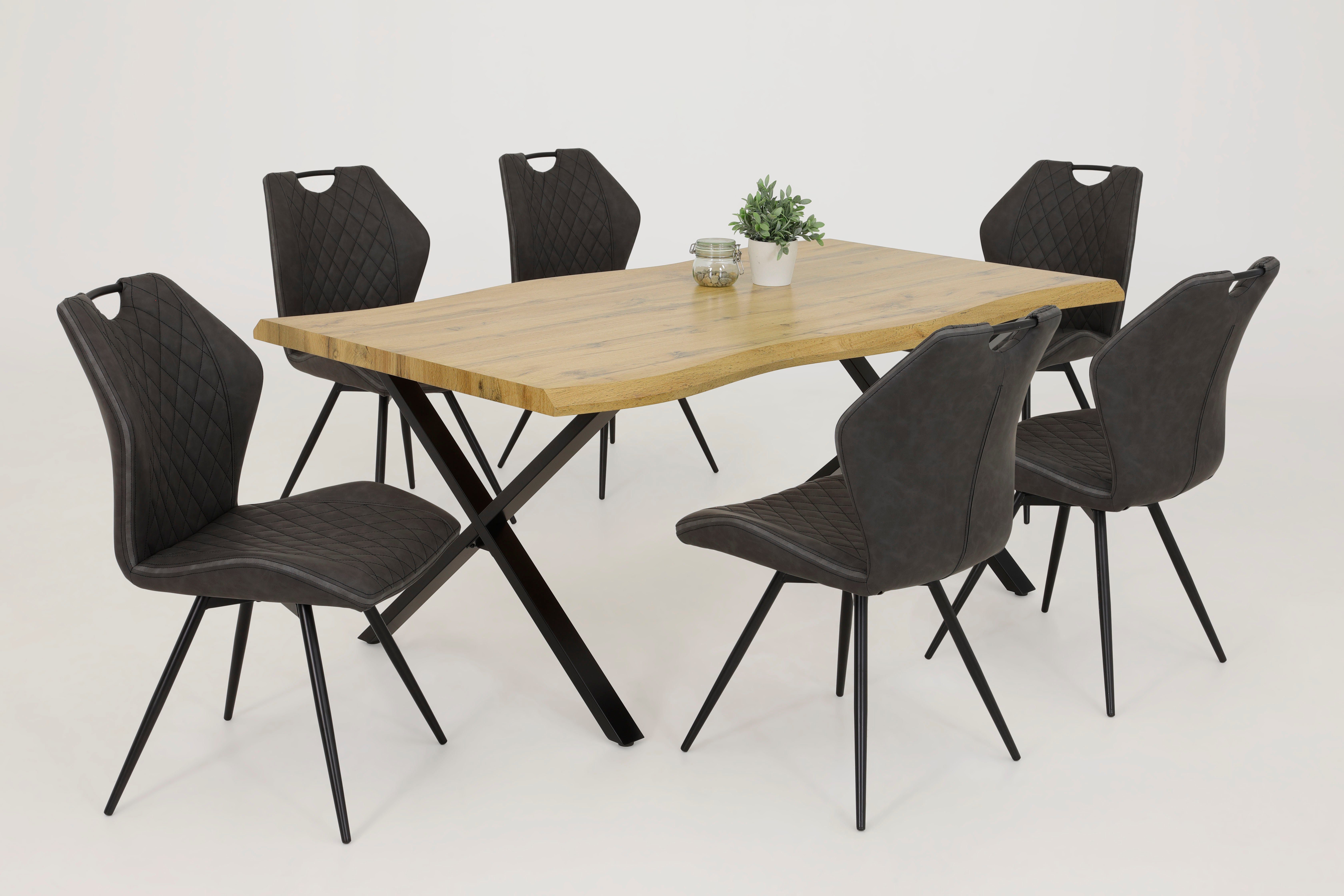 HELA 4-Fußstuhl Katja (Set, 2 St)