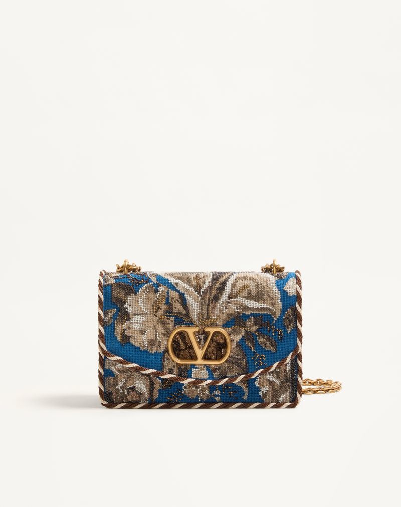 Valentino Garavani Bolsa de Ombro Bordada Vain