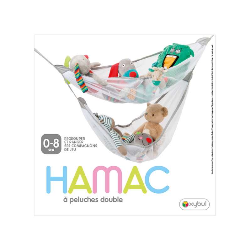Hamac à peluches double gris Oxybul