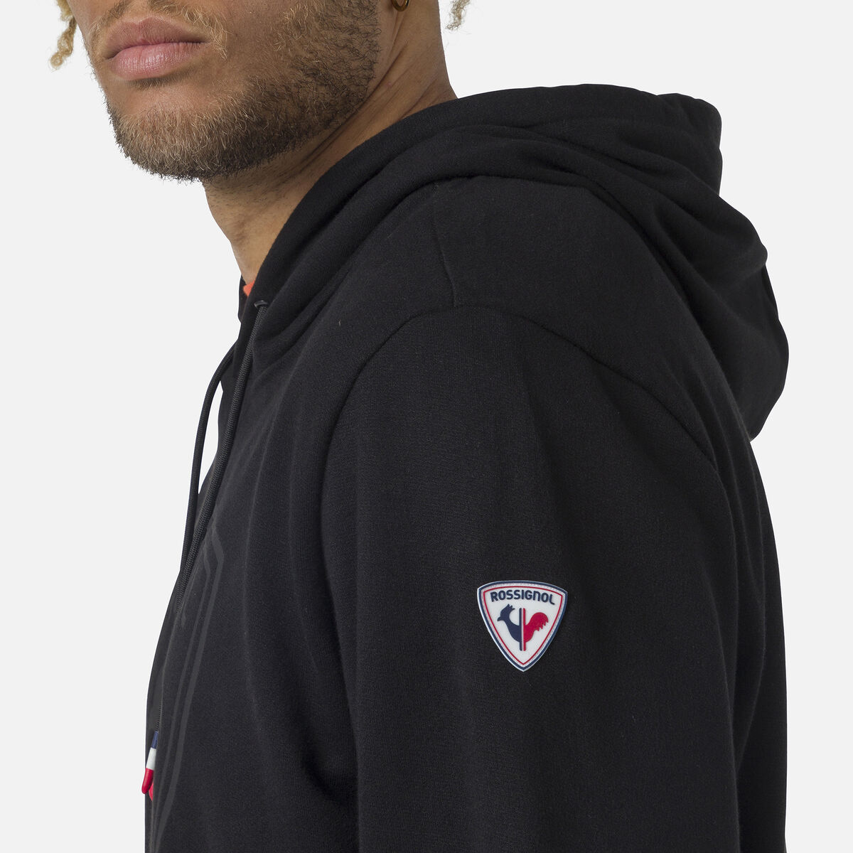 Herrensweatshirt mit Kapuze und Logo