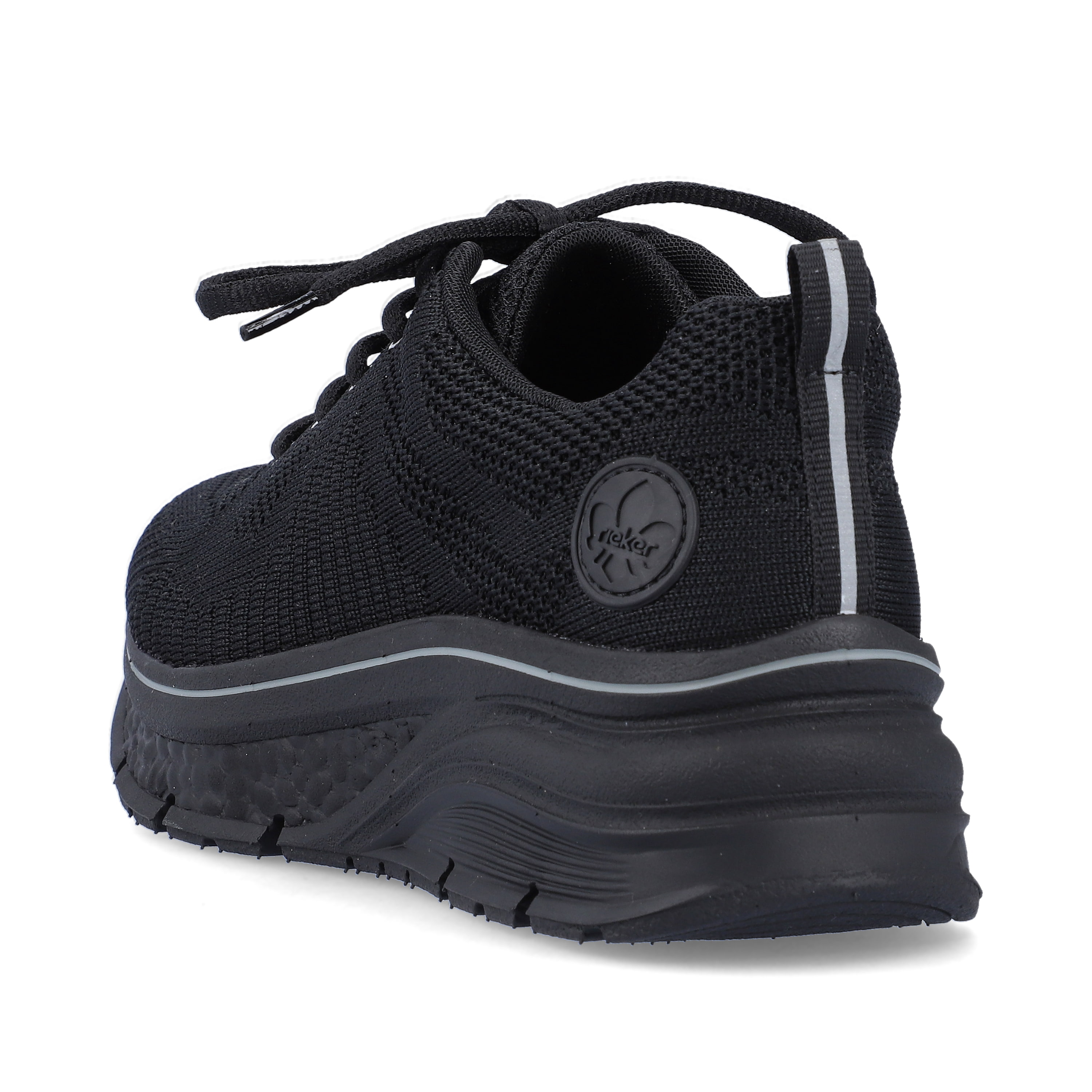 Rieker Damen Sneaker Low tiefschwarz