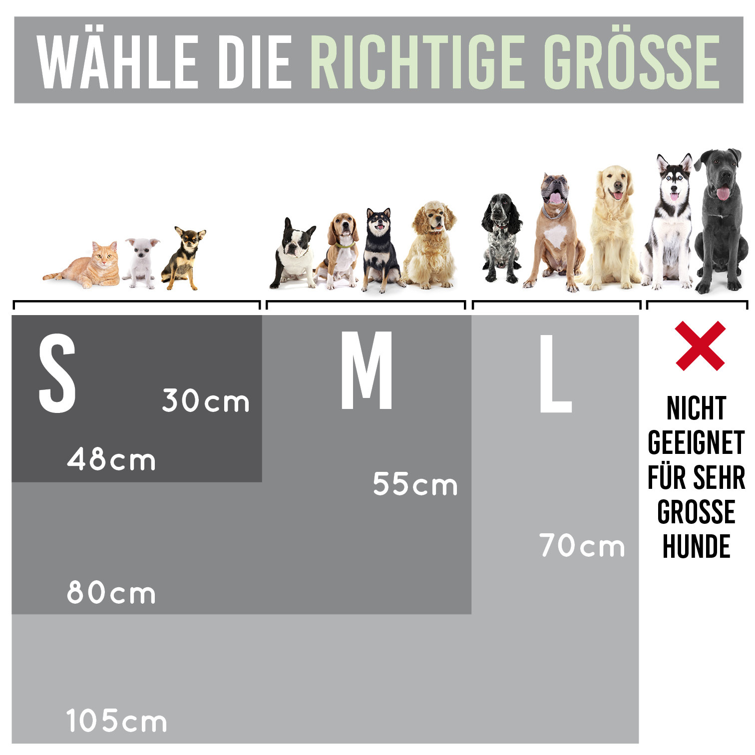 KaraLuna Hundematten KaraLuna Liegematte grau S