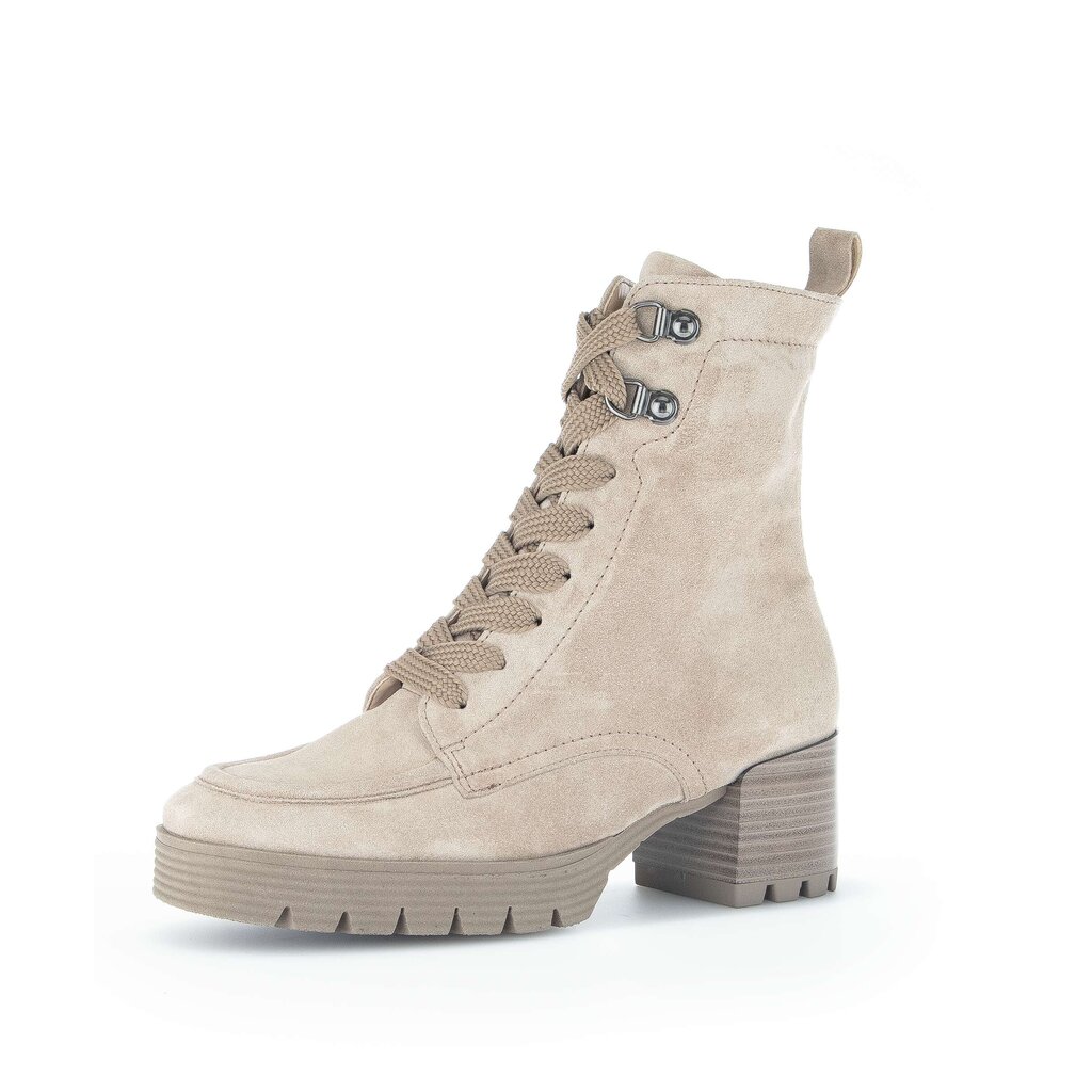 Gabor comfort Schnürstiefelette beige