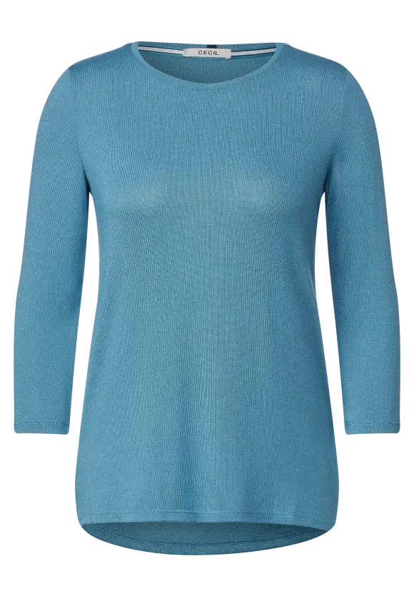 CECIL Langes Shirt in Unifarbe