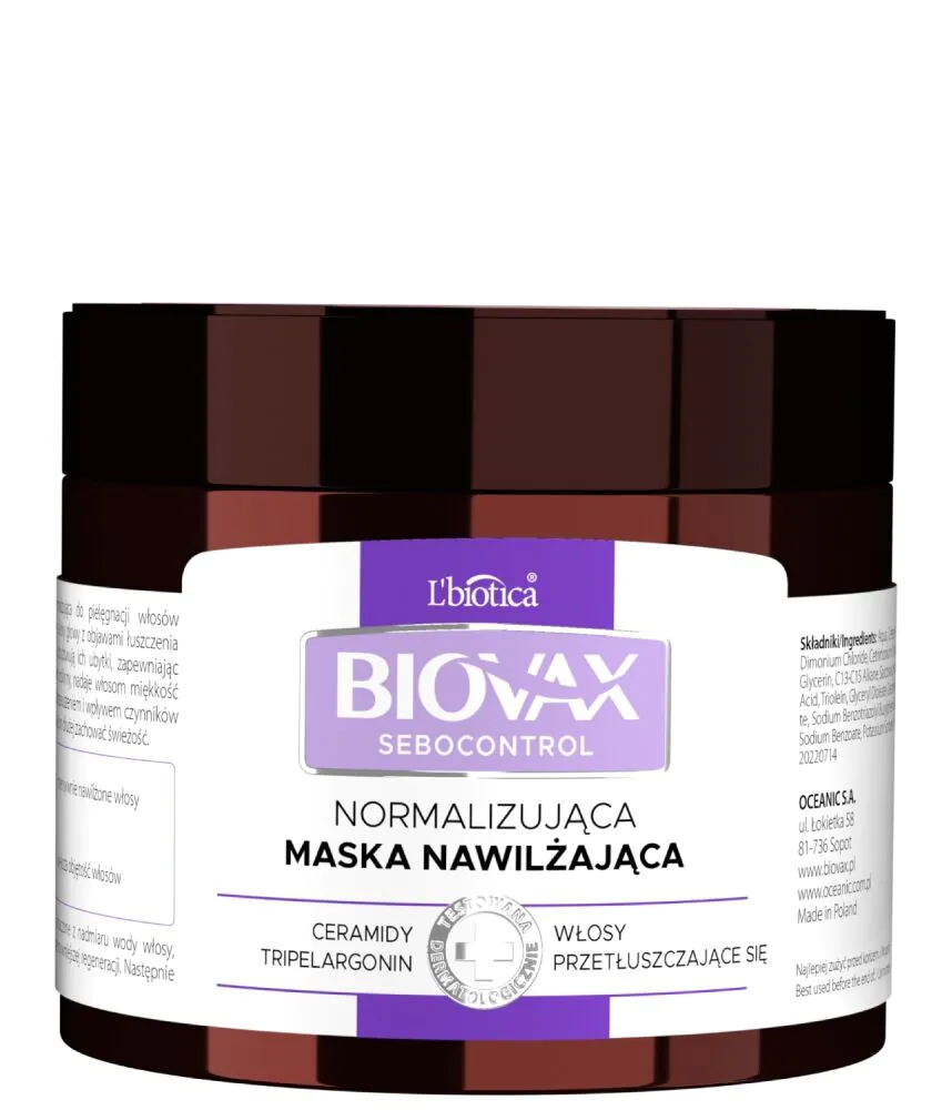 Biovax Sebocontrol Normaliserende Seboregulerende Hårmaske
