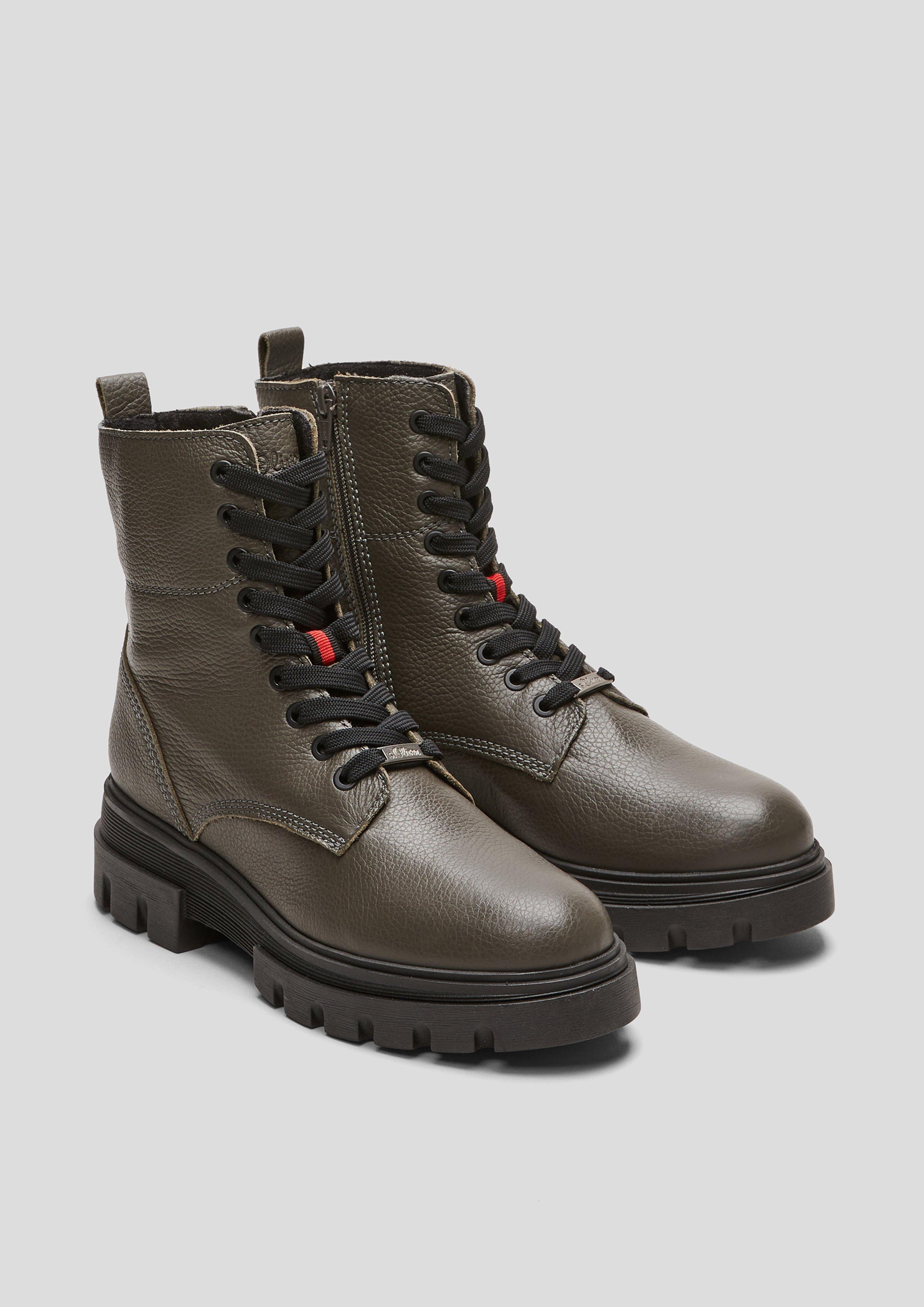 Schnürstiefel aus Echtleder  101.107.101.25283-341