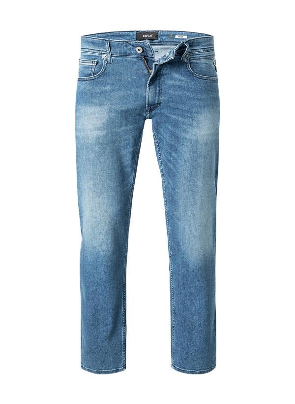 Replay, Jeans Grover, Straight Fit, Baumwolle T400® 12oz, blau