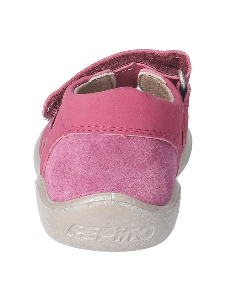 PEPINO Leder-Sandalen in Pink günstig kaufen
