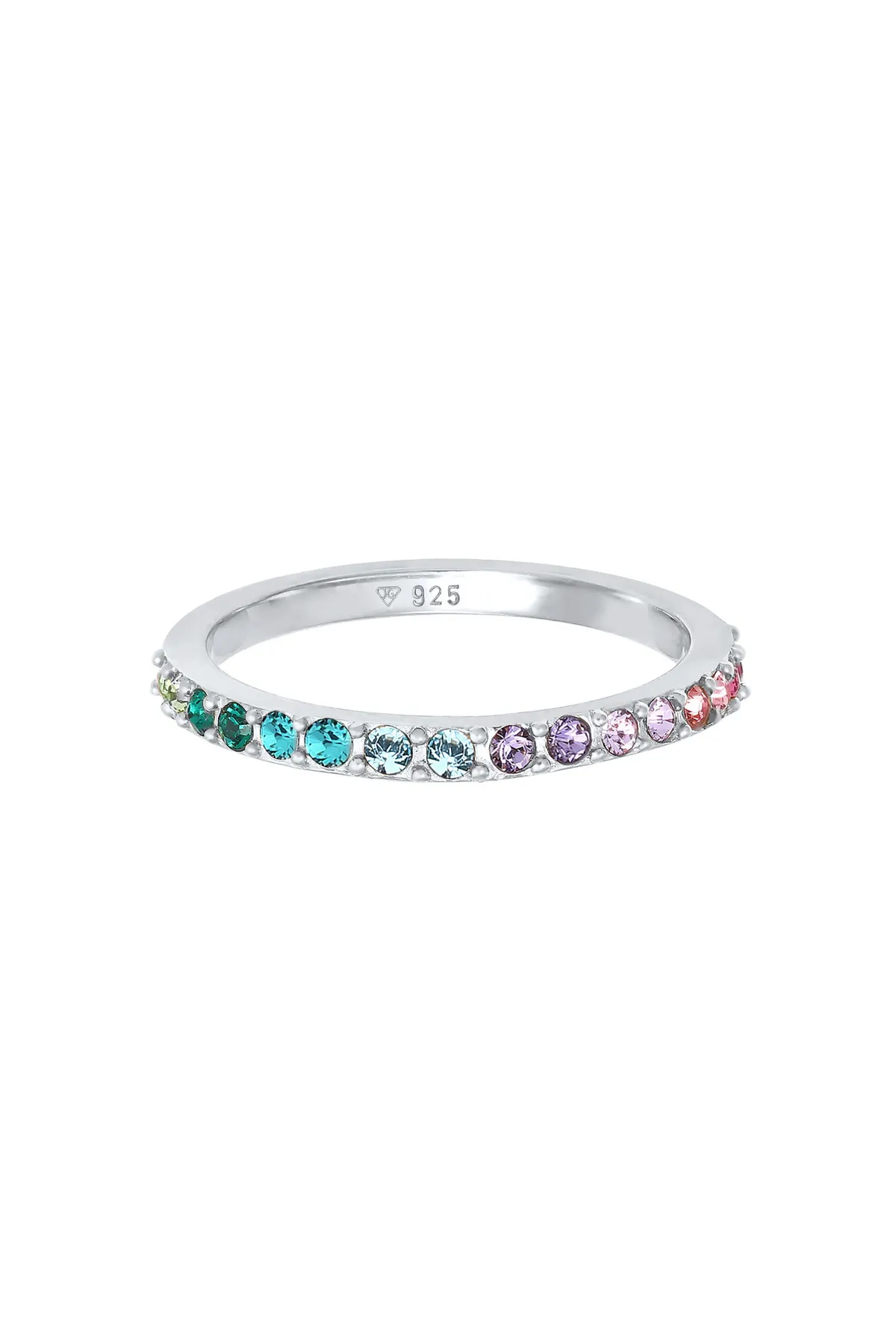 ELLI  Ring - Silberfarben - Glass