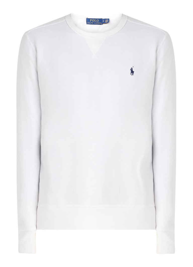 Ralph Lauren crew neck sweater with logo embroidery