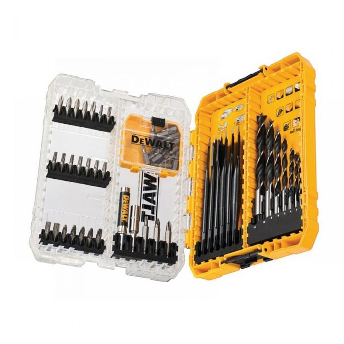 Príslušenstvo DeWalt DT70758-QZ DT70758 Extrémne vŕtané a bitsset 57-dielne pevné puzdro