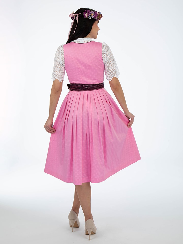 Berwin & Wolff Dirndl in Rosa/ Schwarz günstig kaufen