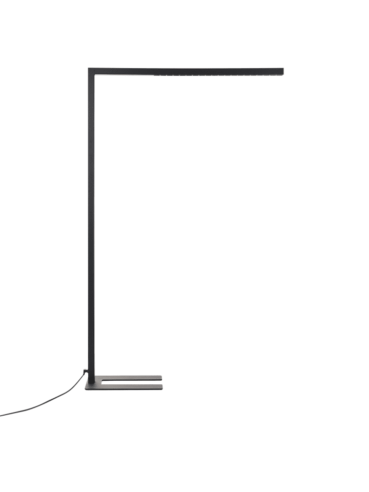 Beliani Stehleuchten MENSA in Schwarz - (W) 121 x (H) 194 x (L) 30 cm günstig kaufen onesize