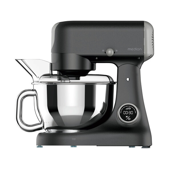 Küchenmaschine Digital, leise, schwarz (MD 12600)