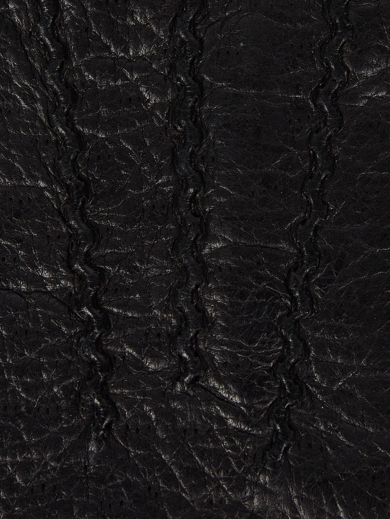 Handschuhe aus Peccaryleder in schwarz
