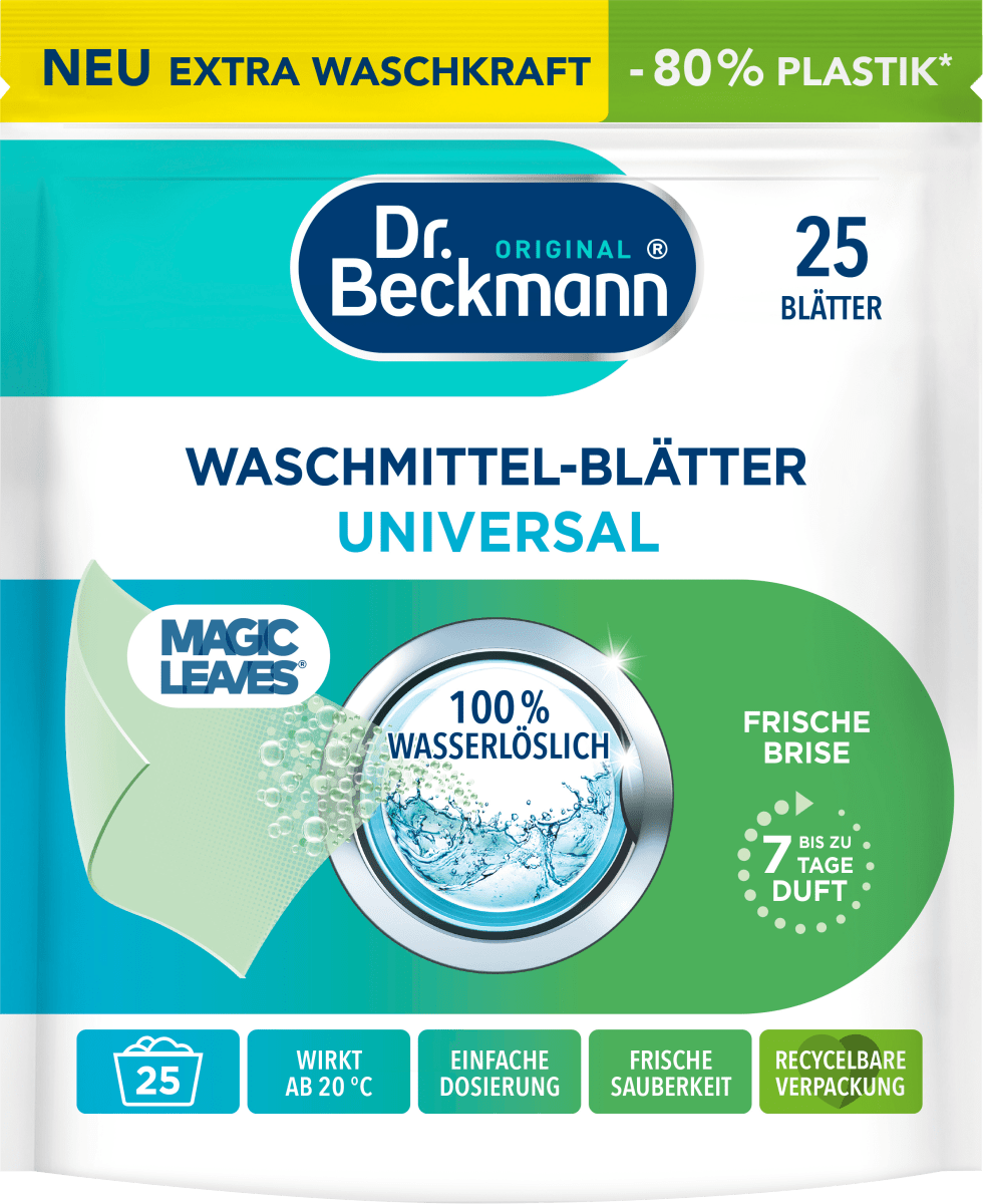 Waschmittel Blätter Vollwaschmittel, 25 Wl