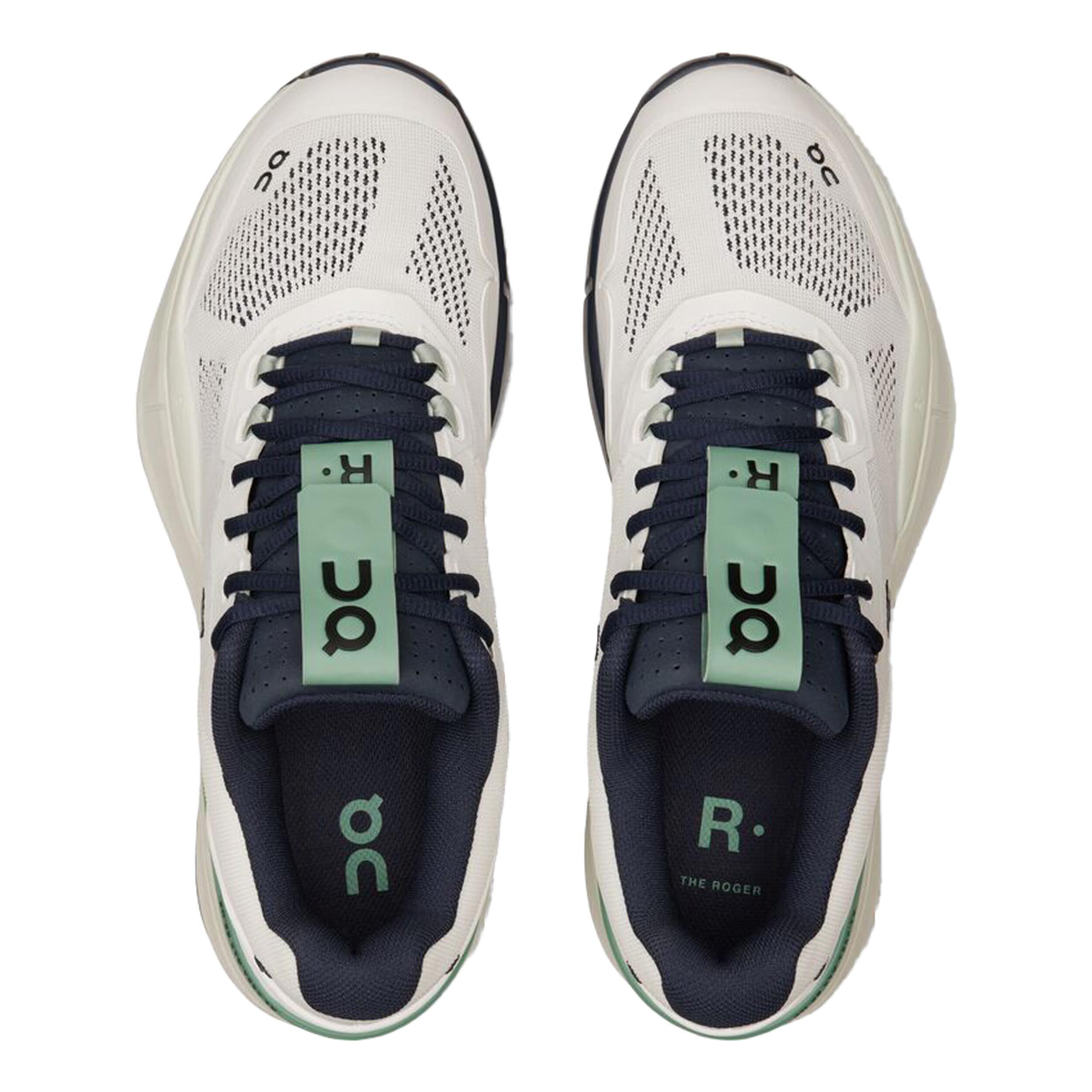 The Roger Pro Allcourtschuh Herren - Weiß, Grün