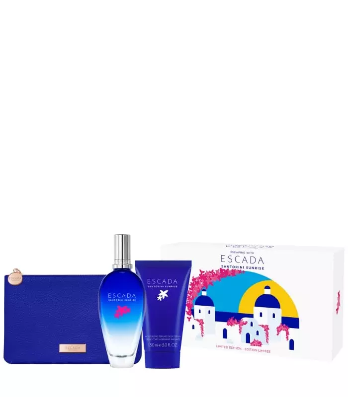 SANTORINI SUNRISE Coffret Eau de Toilette + Crème pour le coprs