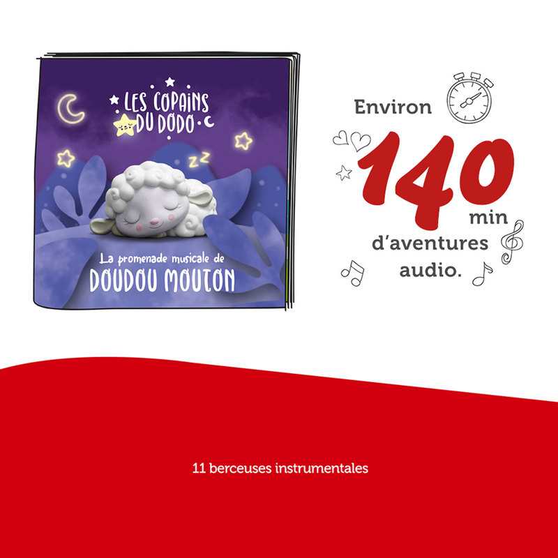 Figurine Tonie Mon dodo câlin la promenade musicale de doudou mouton Tonies