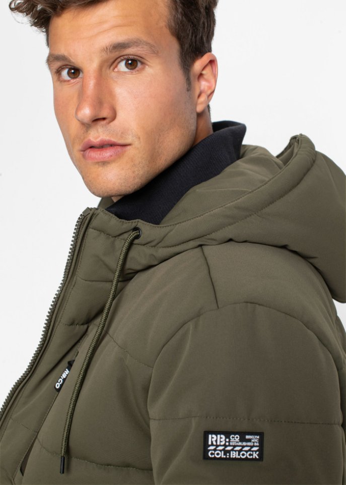 Steppjacke mit recyceltem Polyester