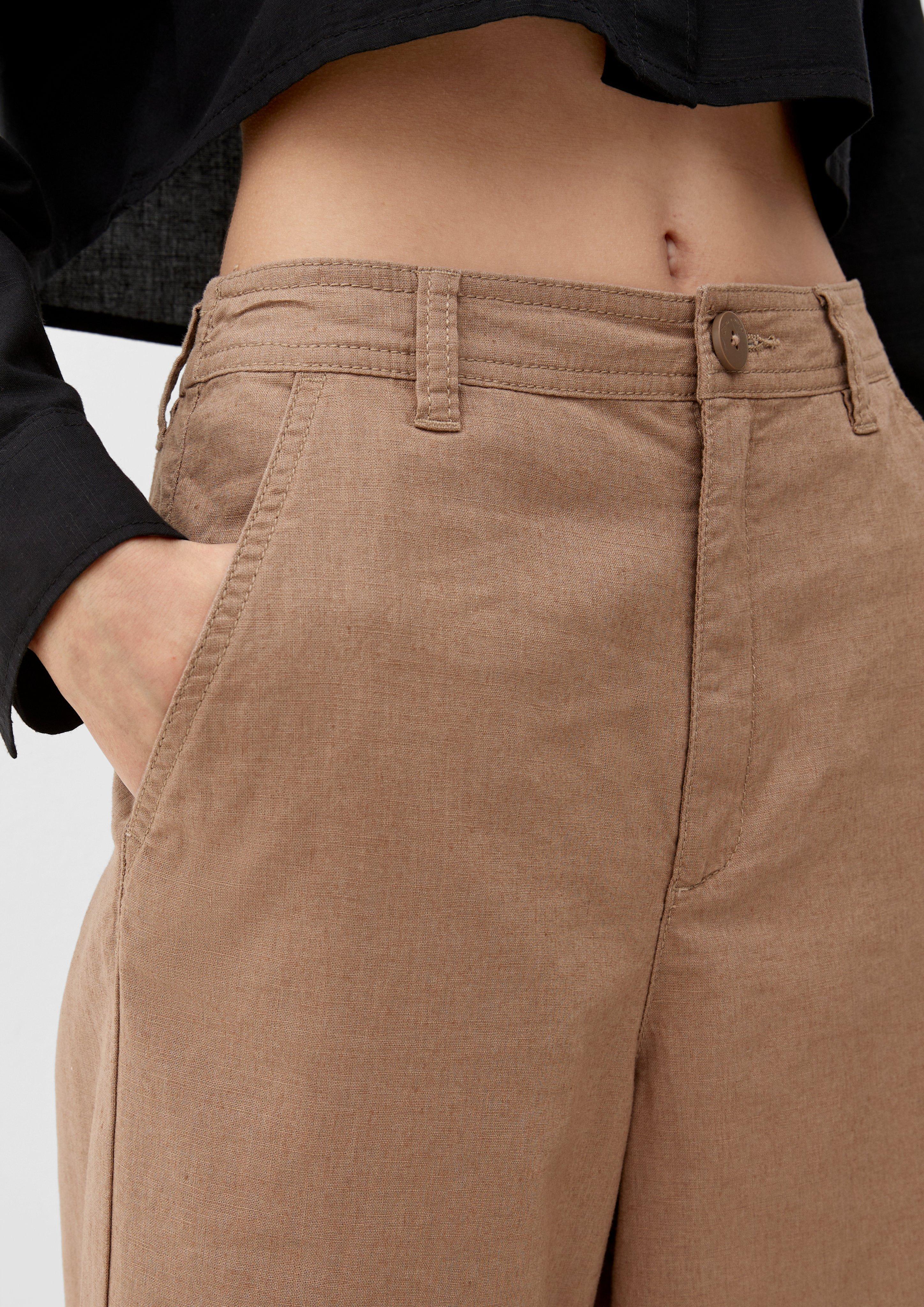 Regular: Culotte aus Leinenmix  2127625-8581