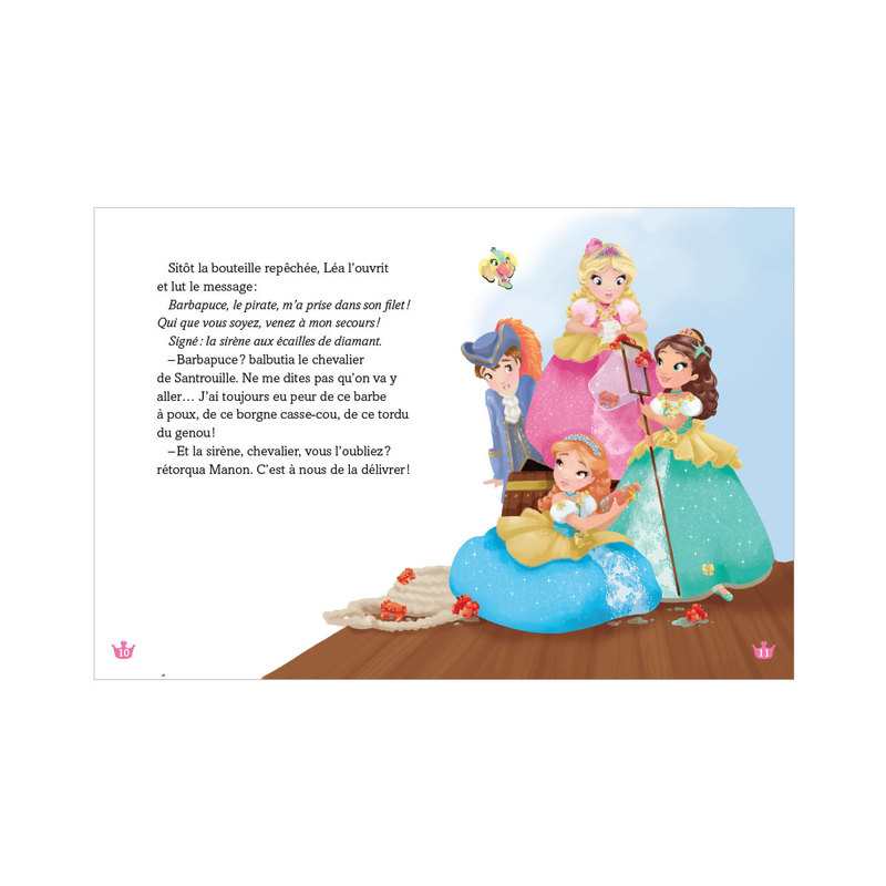 Livre 1, 2, 3 Princesses T9 Au secours de la sirène - Play Bac