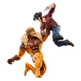 Wolverine 50th Anniversary Marvel Legends Actionfiguren 2er-Pack - Marvel's Logan & Sabretooth