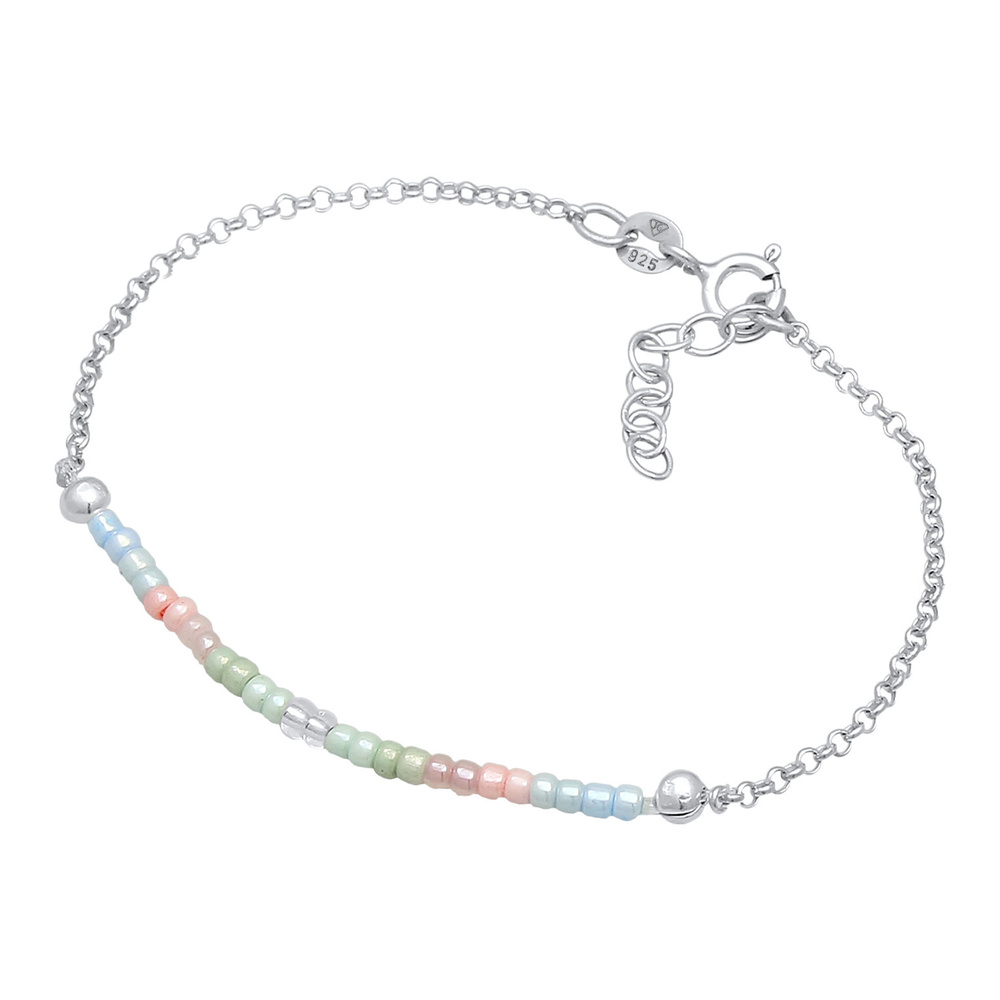 Elli Elli Bracelet Perles pour femmes Beads pastel en argent sterling 925 Bracelet
