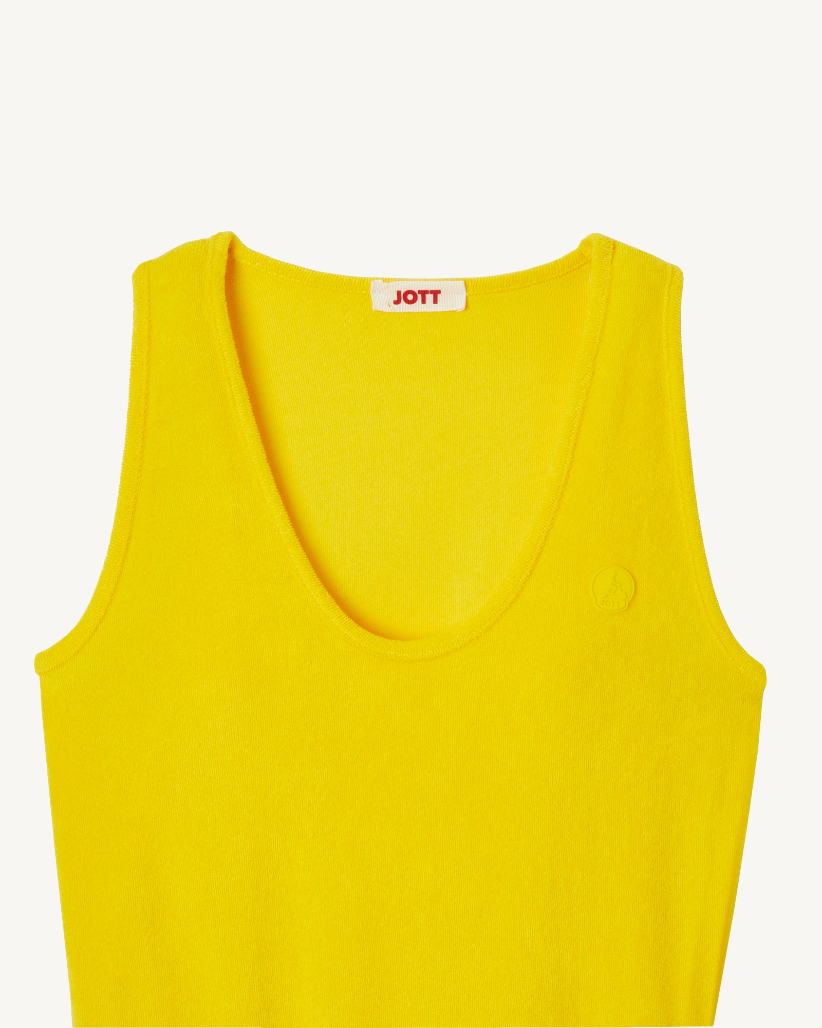 Robe longue ceinturée éponge Citron Ibiza