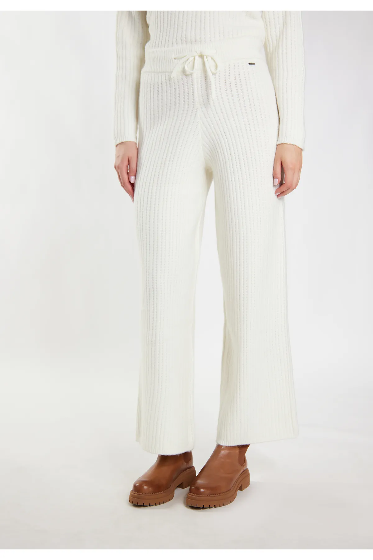 Dreimaster  Jogginghose - Ecru - Bootcut