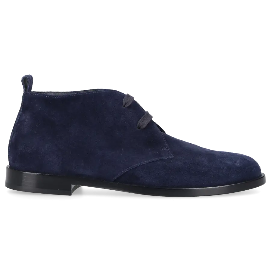 Truman's - Stiefeletten 9617 Veloursleder - blau