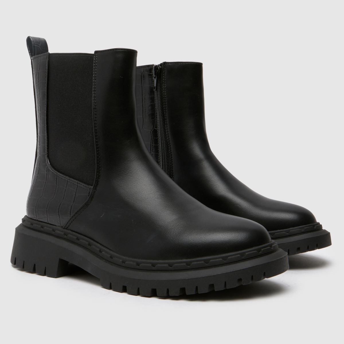 Schuh Wide Fit averi chelsea csizma fekete színben