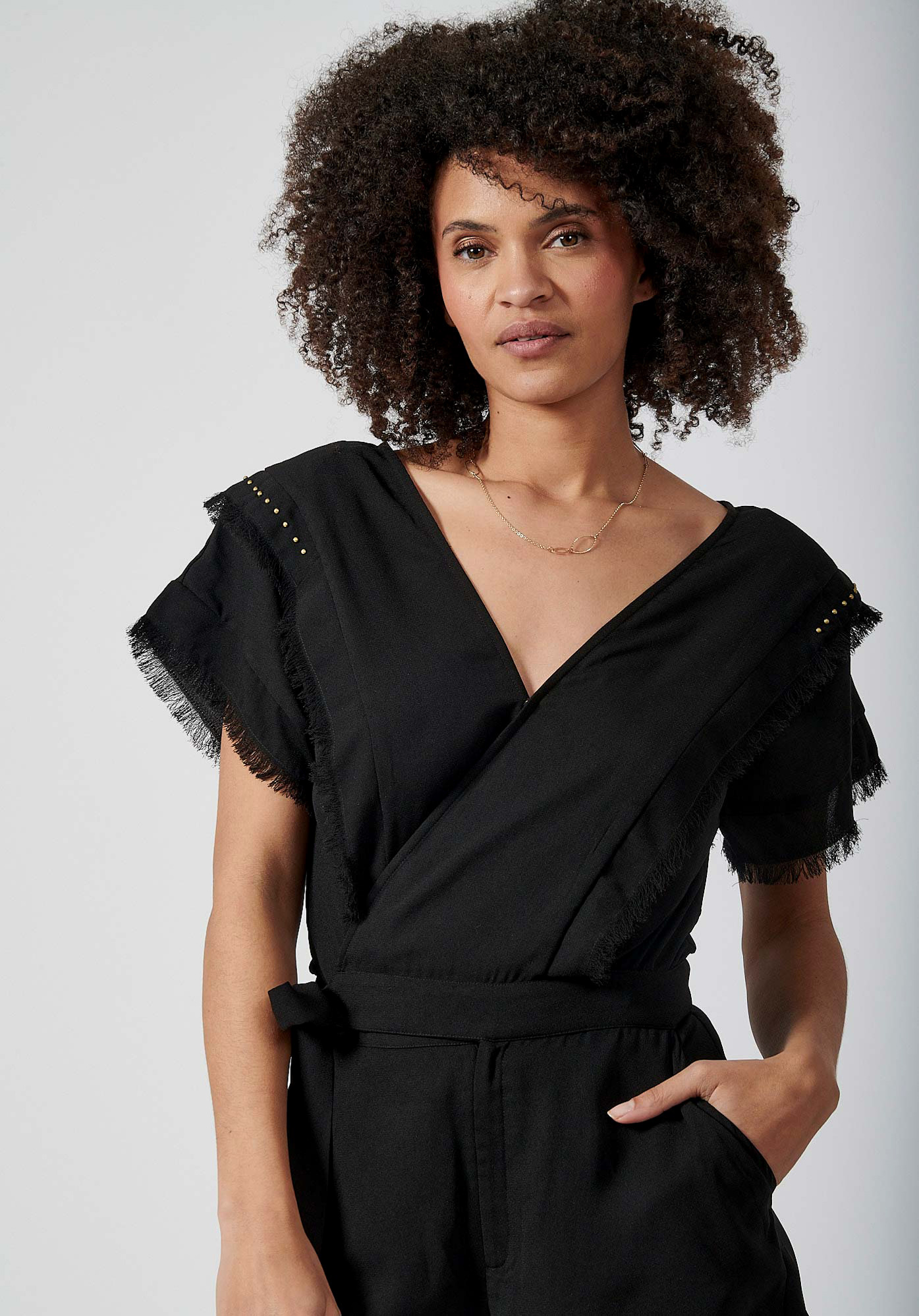 CALM   Combi-short noire Femme