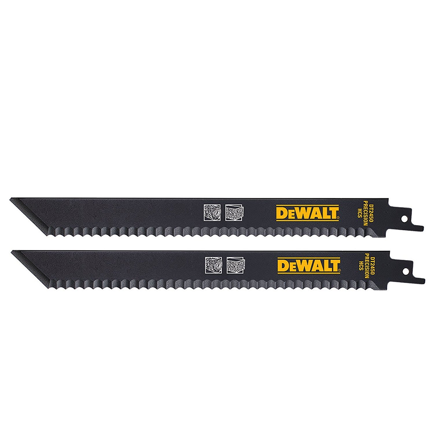 DeWalt Zubehör DT2451-QZ HCS 300 mm Universal-Säbelsägeblätter für Isolierungen, 2 Stück