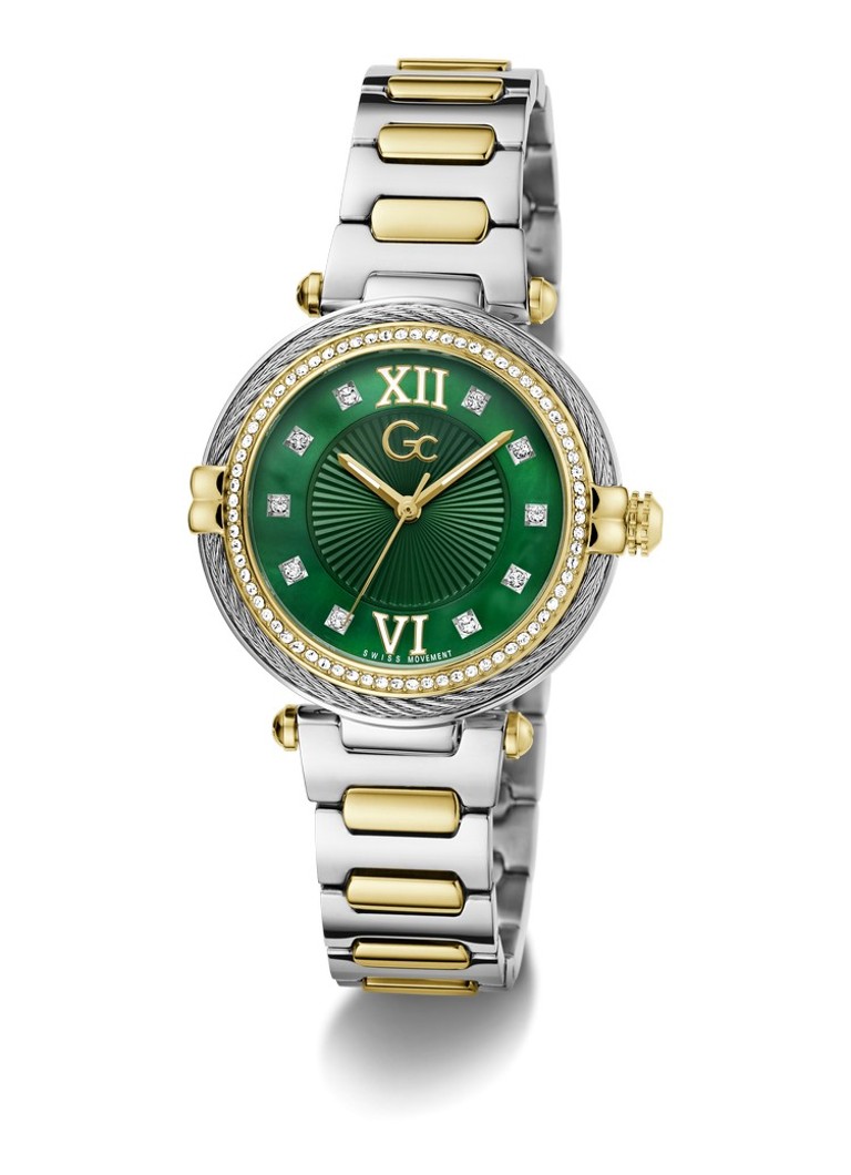 Gc Watches  Vogue Cable horloge met zirkonia Z52002L9MF