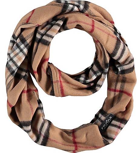 FRAAS Dünner Cashmink-Loop mit FRAAS Plaid Karo - Made in Germany