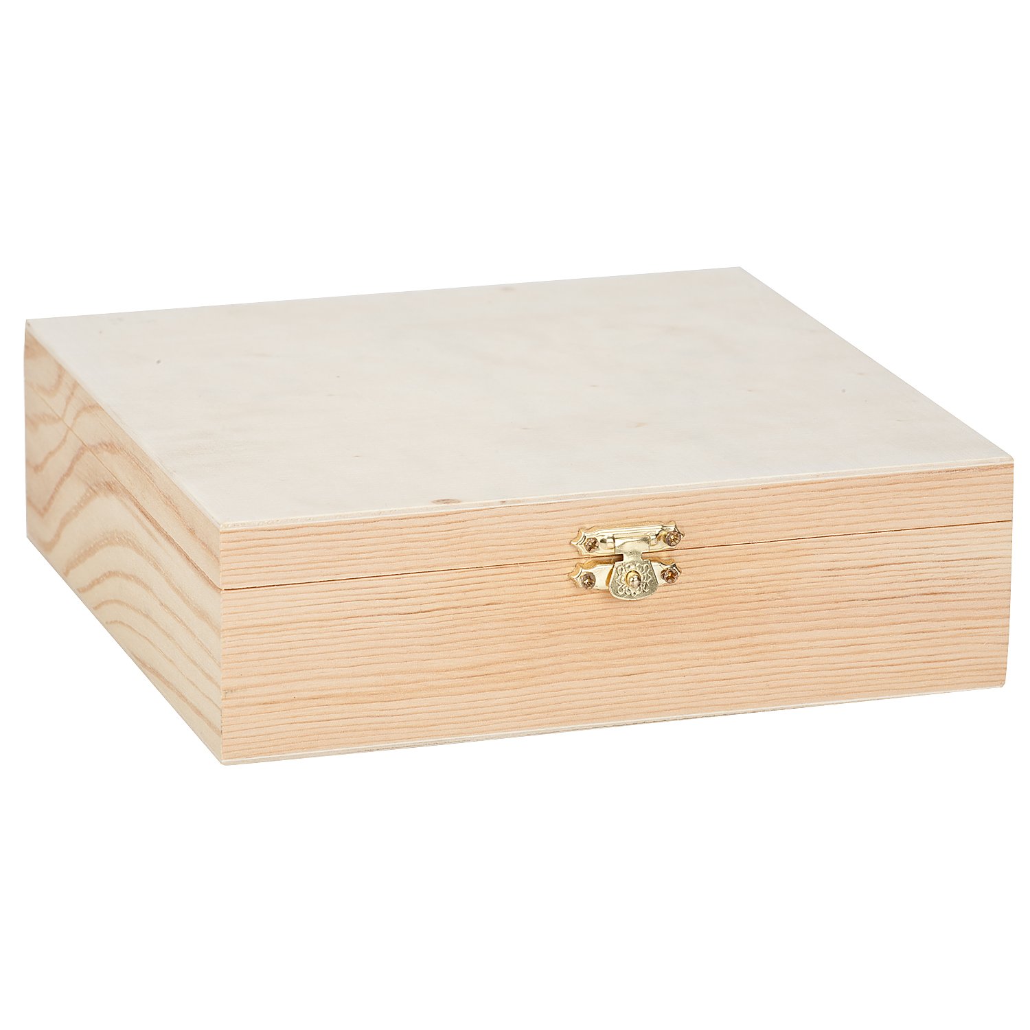 Servietten-Box aus Holz, 18,5 x 18,5 x 5,5 cm
