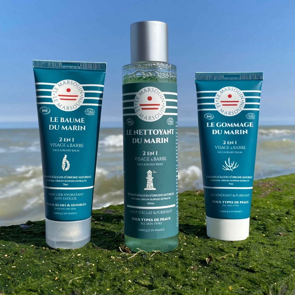 le marsouin Coffret visage Trio du Marin Coffret soin visage