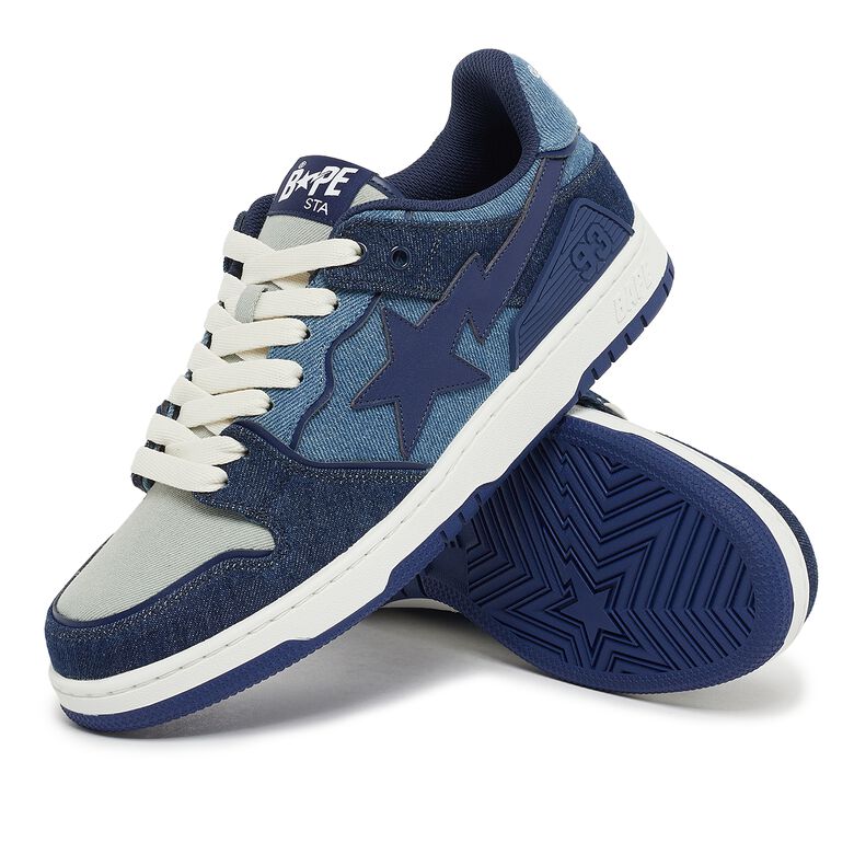 A Bathing Ape SK8 Sta Denim M2 indigo