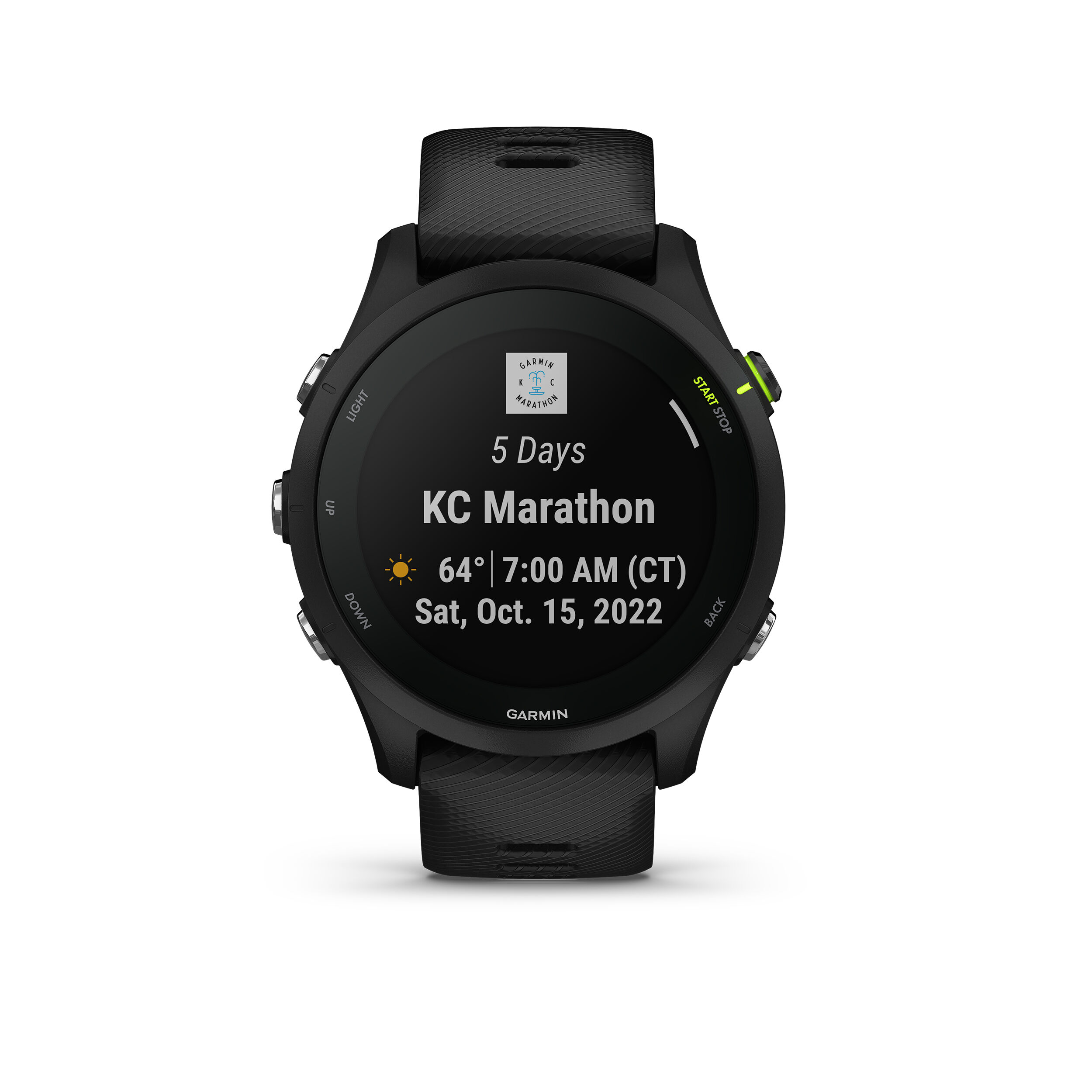 Forerunner 255 Music Pulsuhr - Schwarz