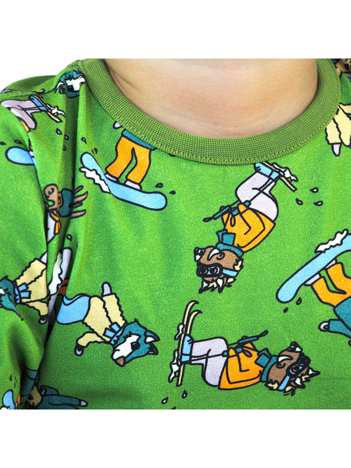 Småfolk Longsleeve in Grün günstig kaufen