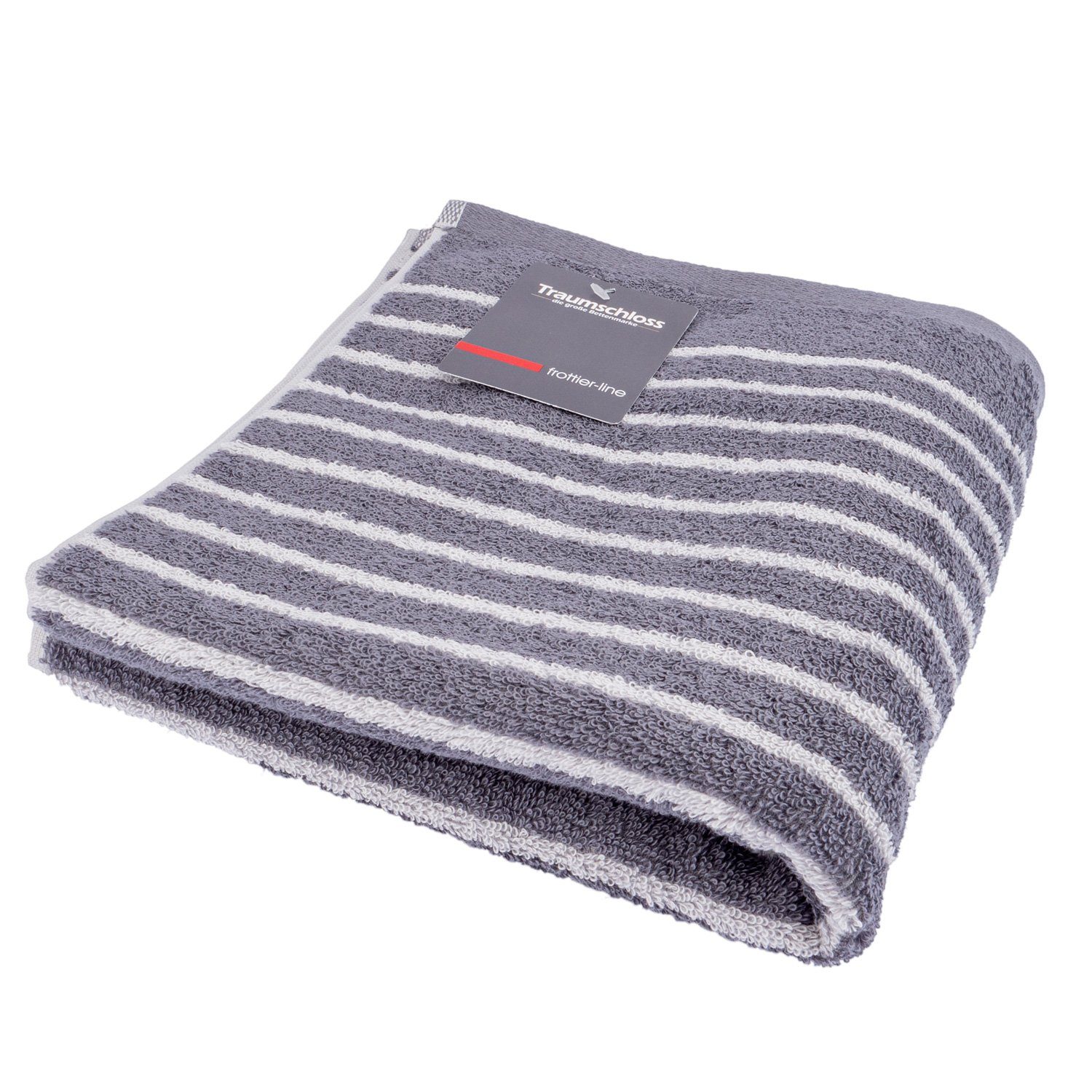 Traumschloss Duschtuch Stripes, Frottier (1-St), 100% Baumwolle, absolut hautsympathisch