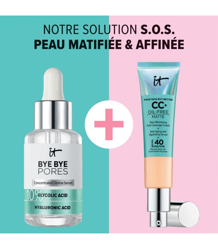 IT COSMETICS-SERUM BYE BYE PORES-Sérum anti-pores visibles à l'acide glycolique