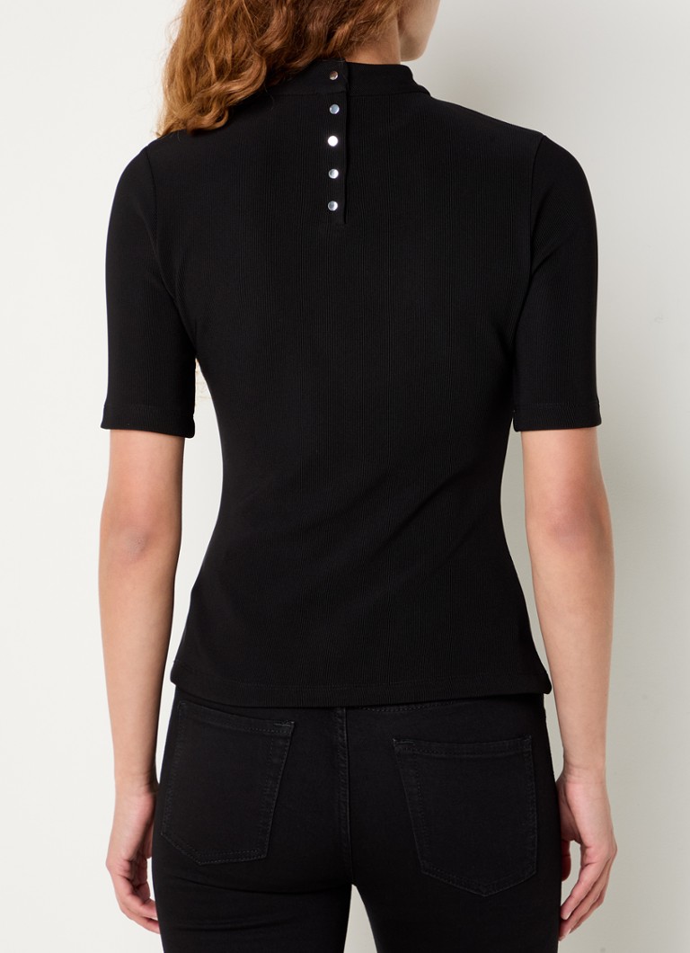 HUGO BOSS Dagoon T-shirt with stand-up collar
