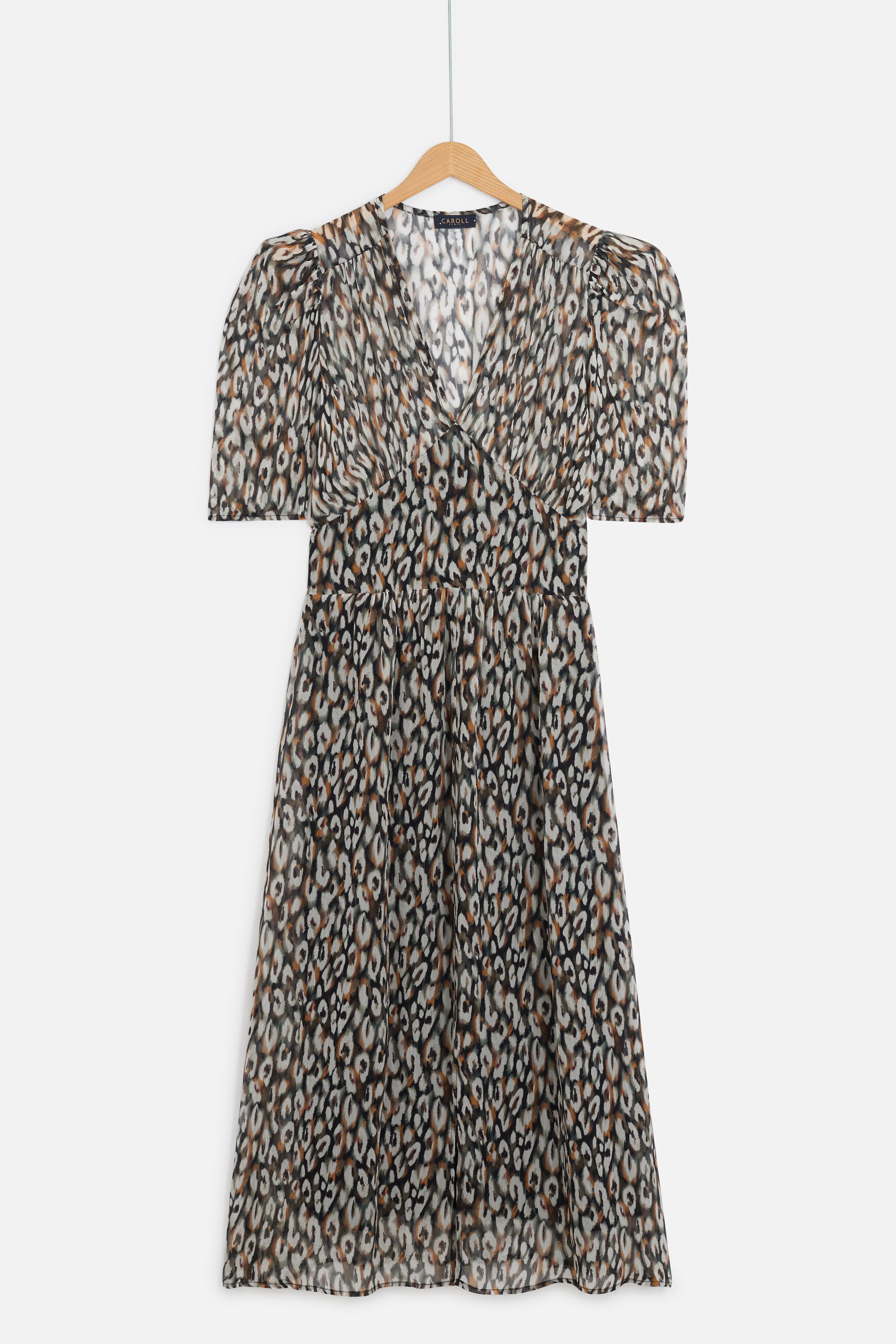 robe fauve noir femme